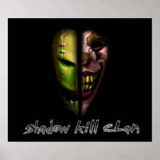 Shadow Kill Clan Mask Poster
