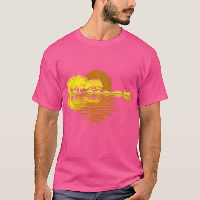 Shadow Lake Guitar Shirt - Moon Trees Acoustic Gui (Vorderseite)