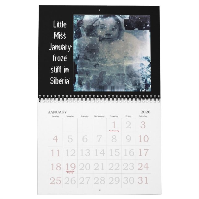Shadow Leitner's Months of Mayhem Kalender (Jan 2026)