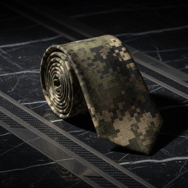 Shadow Pixel Tactical Tarnmuster Krawatte (Von Creator hochgeladen)