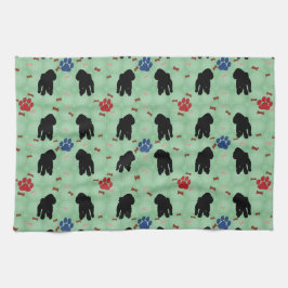 Shadow Poodle Handtuch