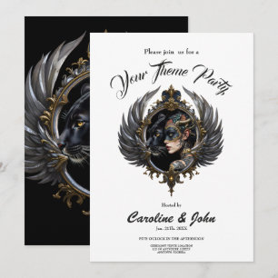 Shadow Queen – Panther Spirit Emblem. Einladung