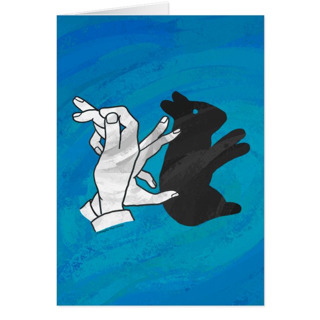 Shadow Rabbit auf blau (Vorne)
