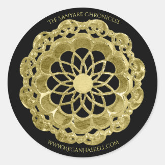 Shadow Rose Mandala Sticker
