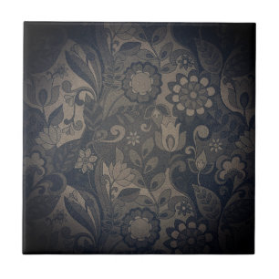 Shadow Smokey Charcoal Gray Tan Dark   Keramik Til Fliese