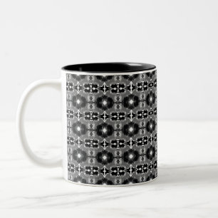 Shadow Spiegel Muster Zweifarbige Tasse