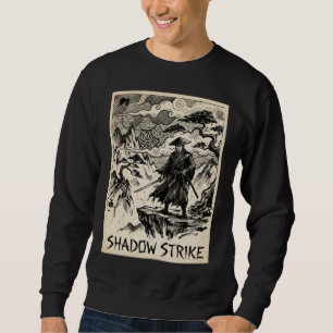 Shadow Strike Samurai-Tinte-Kunst-Sweatshirt Sweatshirt