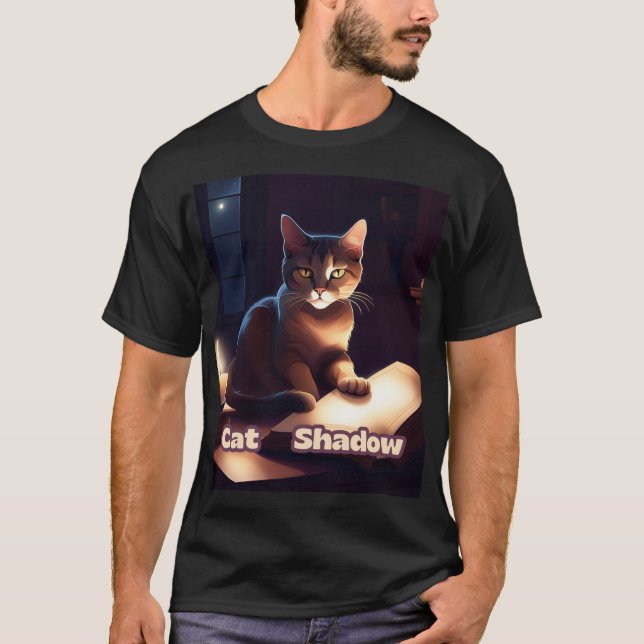 Shadow the Wise Cat - Hüter der Geheimnisse T-Shirt (Vorderseite)
