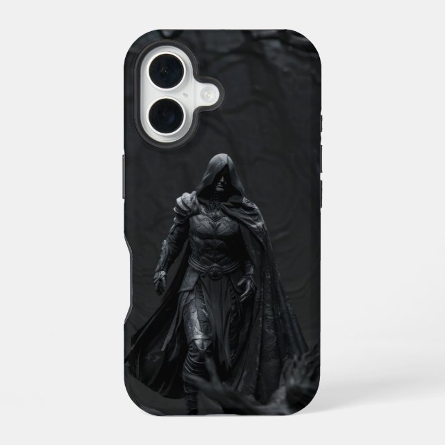 Shadow Walker – Geheimer Krieger iPhone 16 Hülle (Rückseite)
