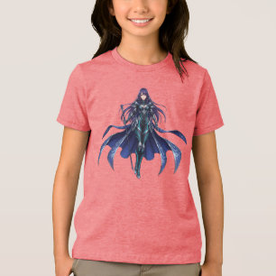 Shadow Warrior Anime Prinzessin Kampf Fantasy Kind Tri-Blend Shirt