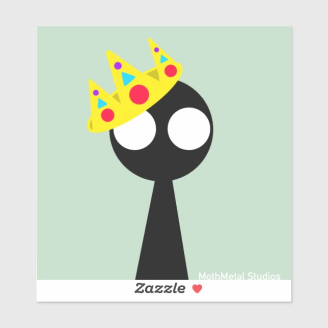 Shadow World - King "hello there" - Vinyl-Aufklebe Aufkleber (Blatt)