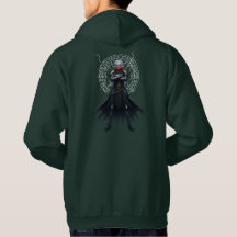 Shadowblade Hoodie – Dunkles Rückendesign Entfesse