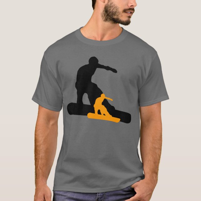 shadowboarder: Orange: T-Shirt (Vorderseite)