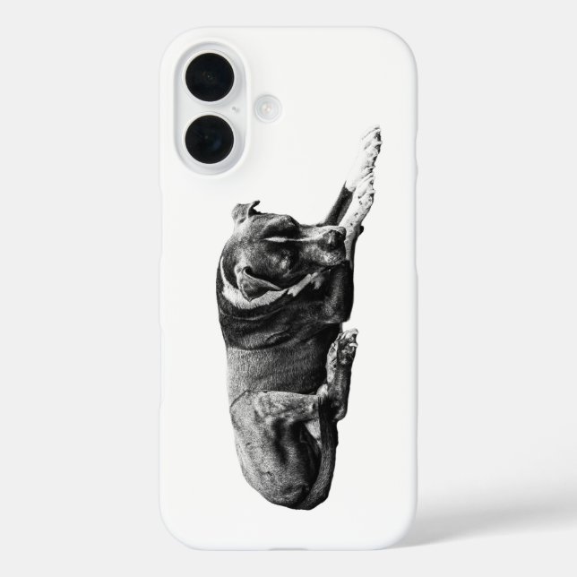 Shadowed Dog Phone Case (Rückseite)