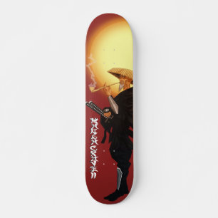 ShadowedMasters_GrandMastersunrise_1_red Skateboard