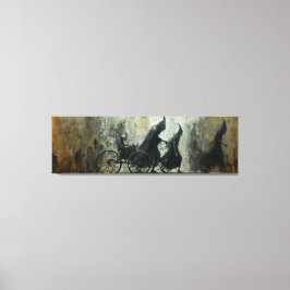 🌃 🎨 Shadowy-Beförderung 🐎 Leinwanddruck