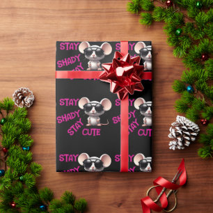 Shady bleibe, Niedliche Maus Bleibe Geschenkpapier