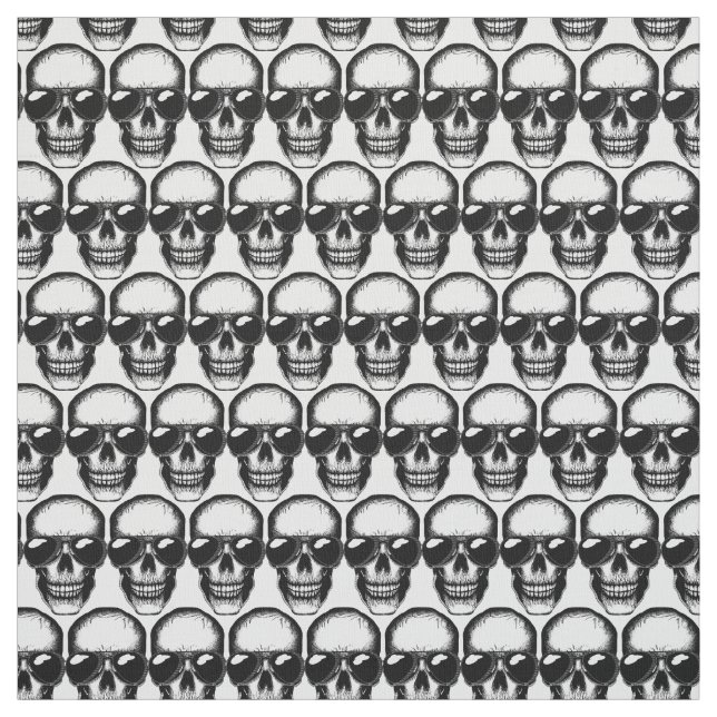 Shady Skulls Stoff (Muster)