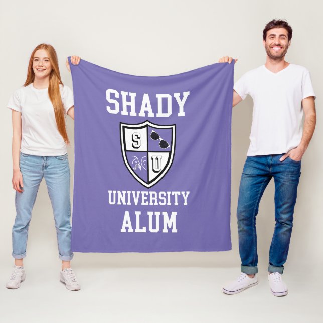 Shady University Alum Gossip Sonnenbrille periwink Fleecedecke (Beispiel)