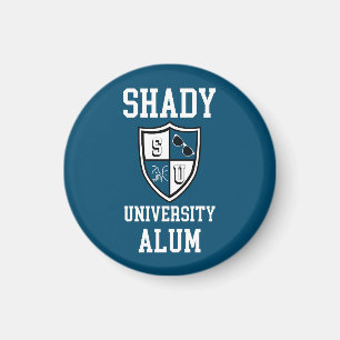Shady University Alum grad Klatsch-Sonnenbrille bl Magnet