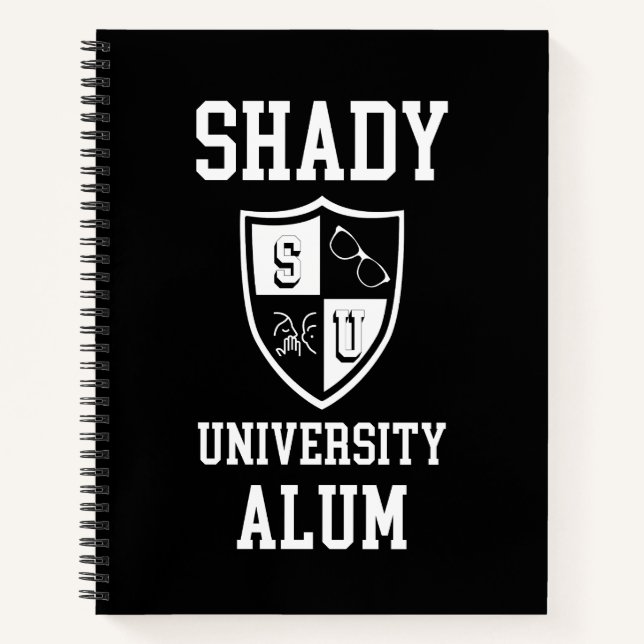 Shady University Alum grad personalisiert sarkasti Notizbuch (Vorderseite)