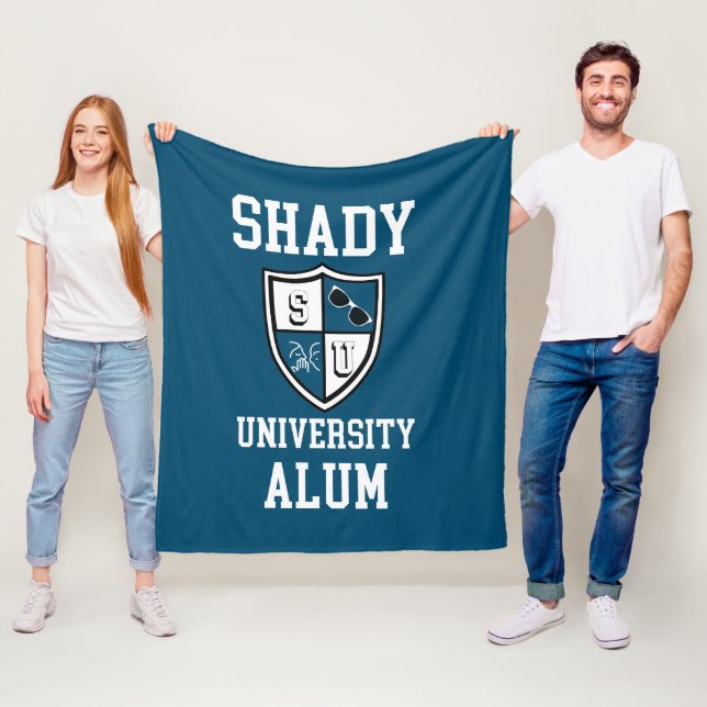 Shady University Alum Klatsch Sonnenbrille Blau de Fleecedecke (Beispiel)
