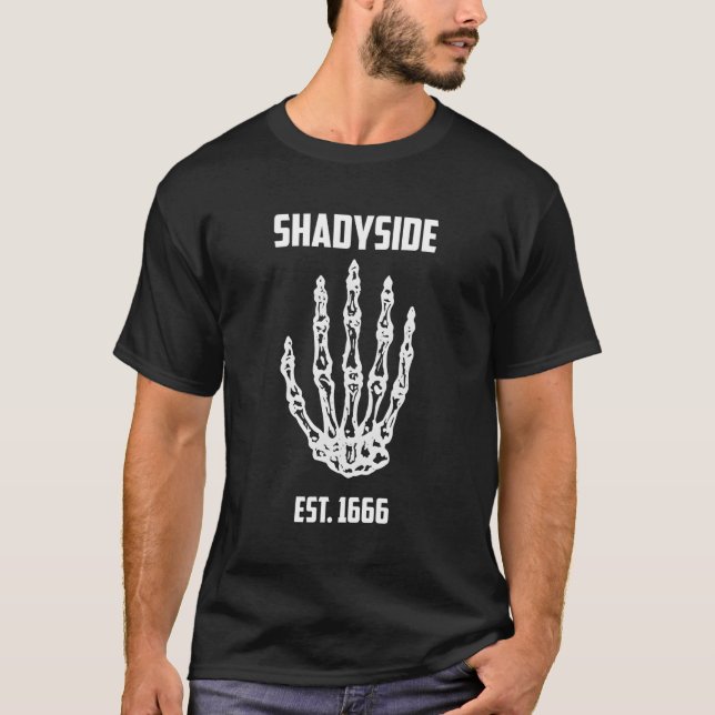 Shadyside Est 1666 Halloween T-Shirt (Vorderseite)