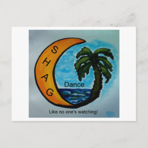 SHAG DANCE POSTCARD POSTKARTE