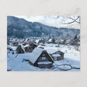 Shagawa River Valley Gifu Japan Postkarte