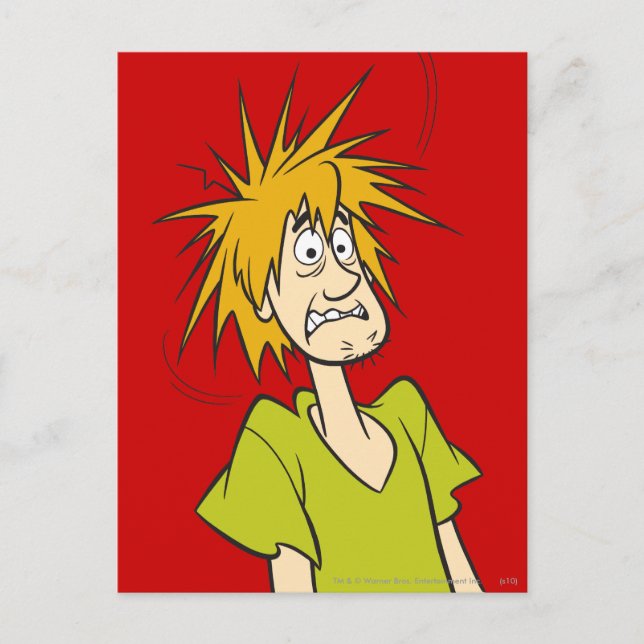 Shaggy erschrocken postkarte (Vorderseite)