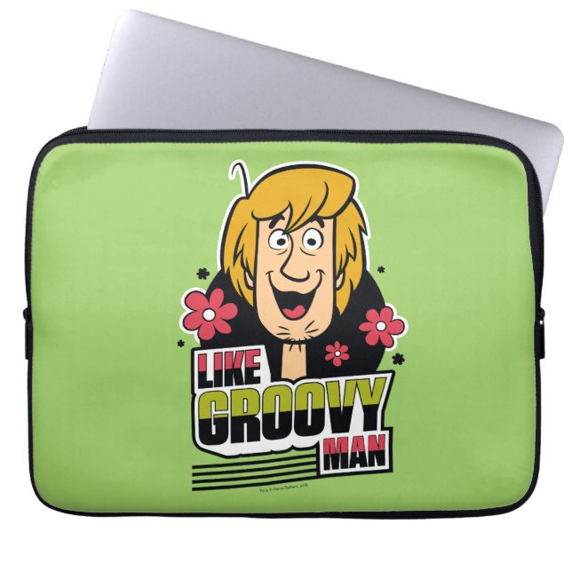 Shaggy "Like Groovy Man" Grafik Laptopschutzhülle (Vorderseite)