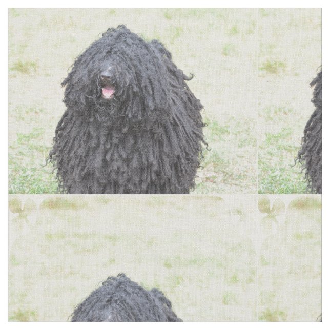 Shaggy Puli Hund Stoff (Nahaufnahme)