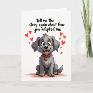 Shaggy Pup Vatertags-Geschichte Karte