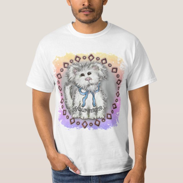 Shaggy Puppy Dog T-Shirt (Vorderseite)
