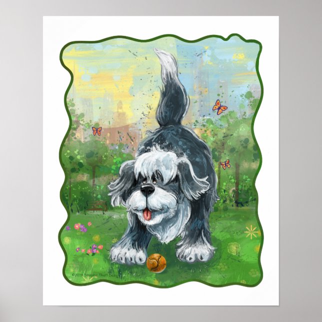 Shaggy Sheep Dog Poster (Vorne)