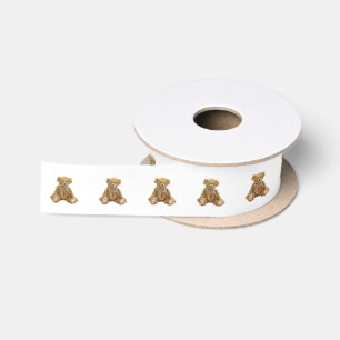 Shaggy Teddy Satinband