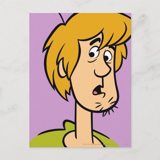 Shaggy überrascht postkarte (Vorderseite)