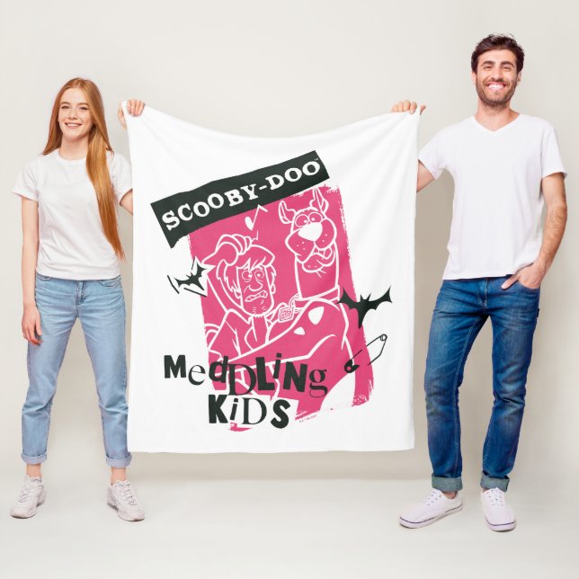Shaggy und Scooby Doo Meddling Kids Punk Kontur Fleecedecke (Beispiel)