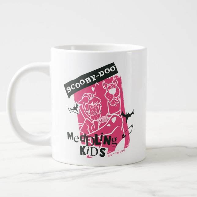 Shaggy und Scooby Doo Meddling Kids Punk Kontur Jumbo-Tasse (Links)