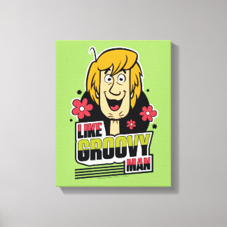 Shaggy "wie starker Mann-" Grafik Leinwanddruck
