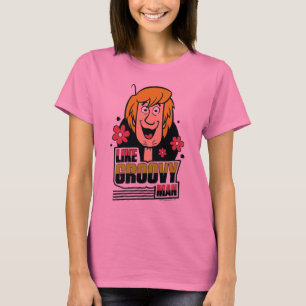 Shaggy "wie starker Mann-" Grafik T-Shirt