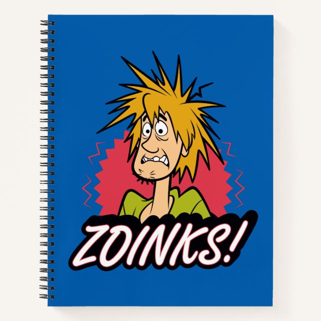 Shaggy "Zoinks"! grafisch Notizbuch (Vorderseite)