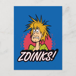 Shaggy "Zoinks"! grafisch Postkarte