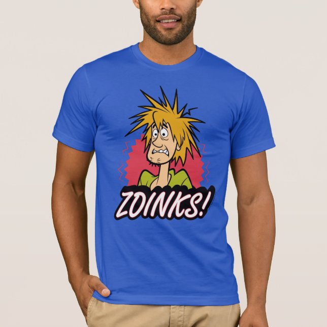 Shaggy "Zoinks"! grafisch T-Shirt (Vorderseite)