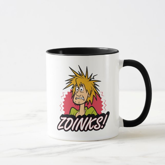 Shaggy "Zoinks"! grafisch Tasse (Rechts)