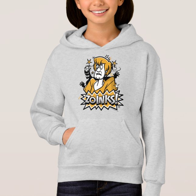 Shaggy "Zoinks"! Halftone Graphic Hoodie (Vorderseite)