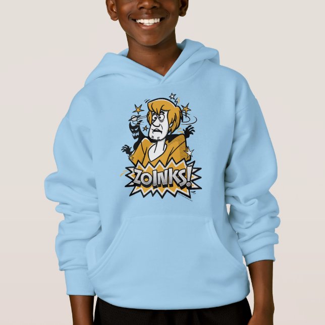 Shaggy "Zoinks"! Halftone Graphic Hoodie (Vorderseite)