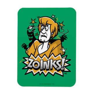 Shaggy "Zoinks"! Halftone Graphic Magnet