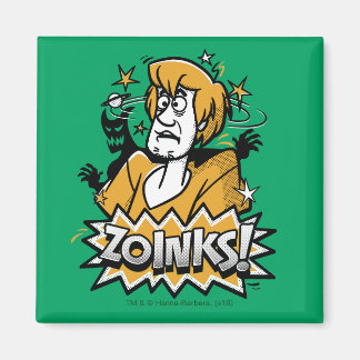 Shaggy "Zoinks"! Halftone Graphic Magnet