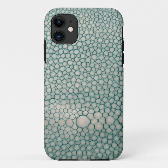 Shagreen Seafoam Grün Case-Mate iPhone Hülle (Rückseite)